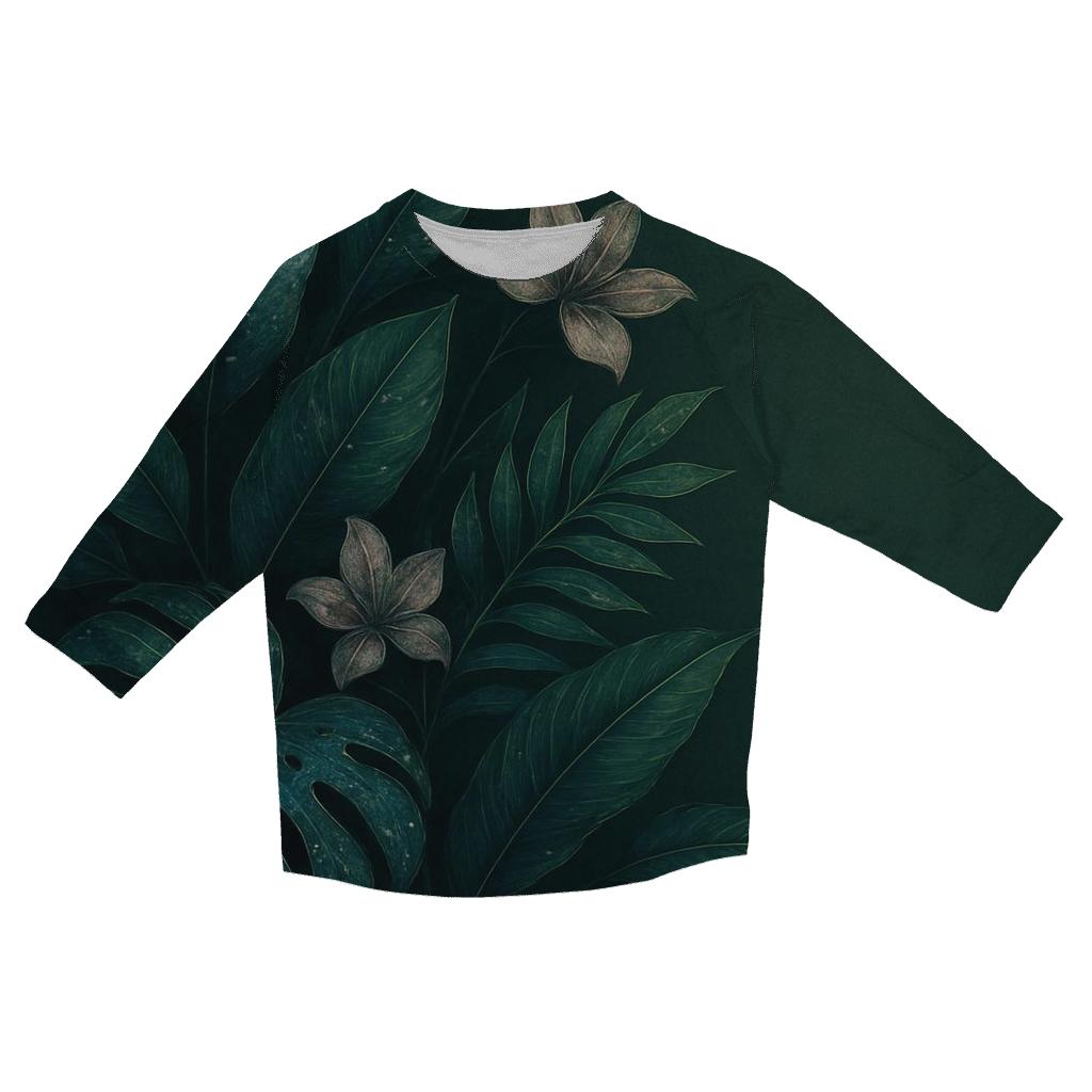 Astral Botanical Fusion trendy 3/4 sleeve tops