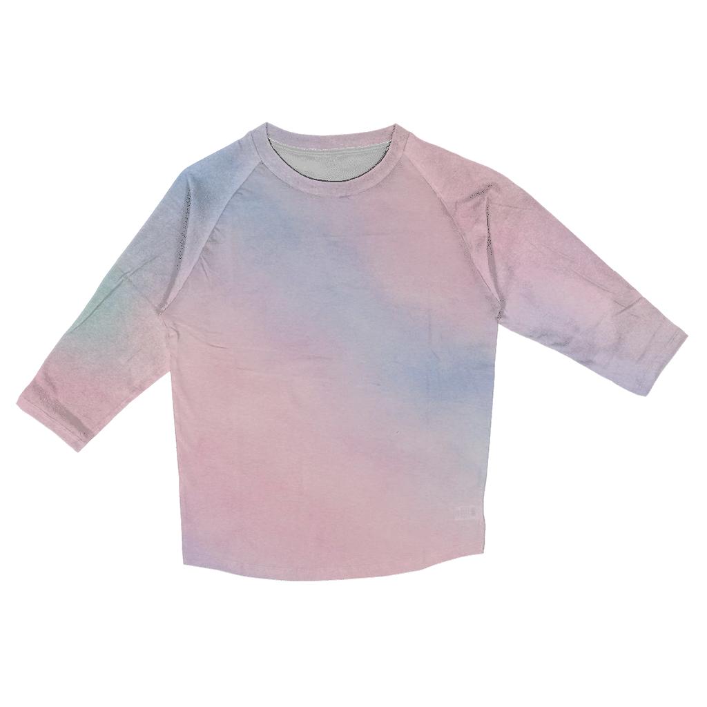Pastel Cloud Drift personalized 3/4 sleeve tees