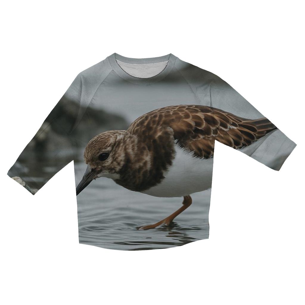 Rockpool Forager Ruddy Turnstone designer 3/4 sleeve blouses
