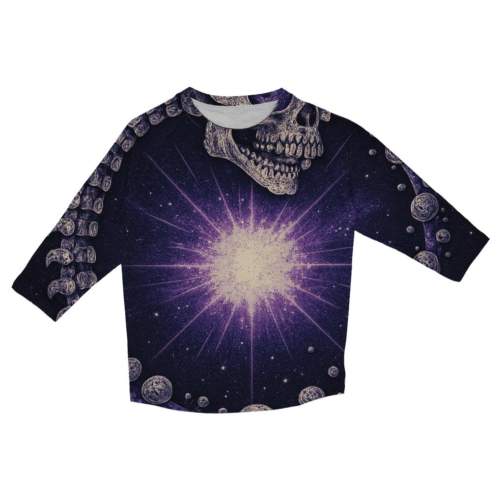 Stellar Spine Ouroboros casual three quarter sleeve shirts