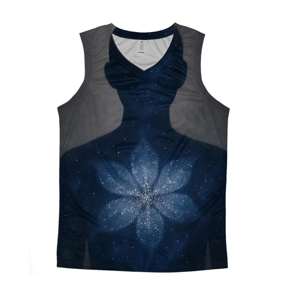 Inner Constellation Bloom cotton sleeveless tops