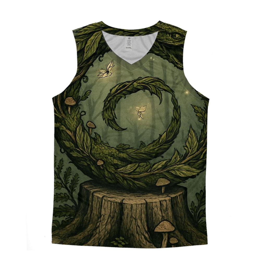 Forest Spirit Ouroboros stylish racerback tanks
