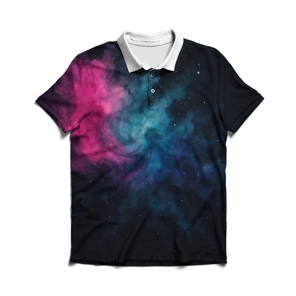 Nebula Ink Bloom classic pique polos