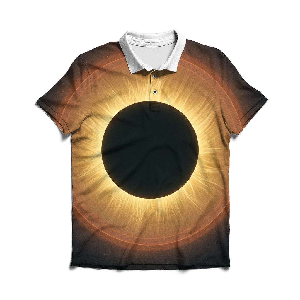 Eclipse Corona Feather Rims premium cotton polo shirts