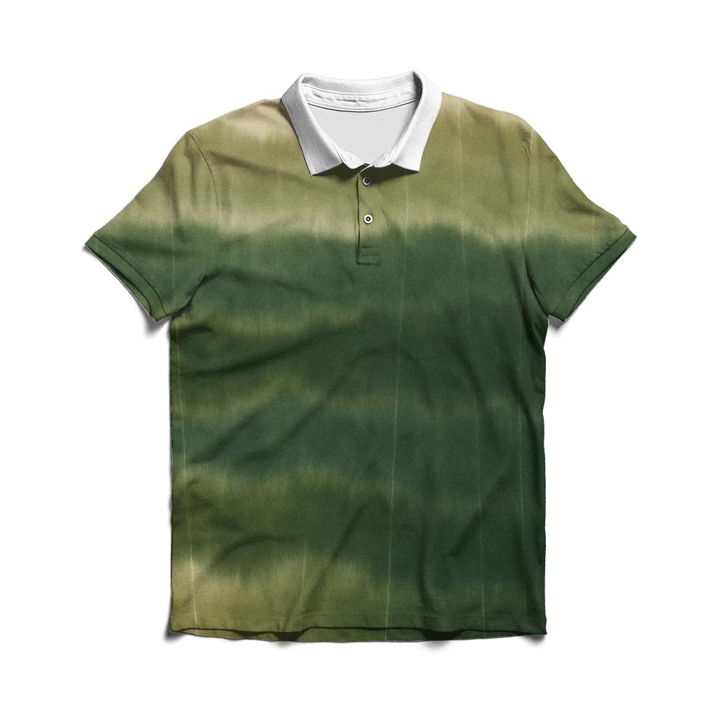 Forest Horizon Stripe Ombre casual sports polo shirts
