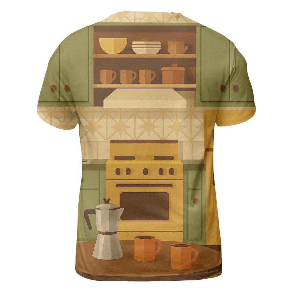 Retro Kitchen Morning custom all-over print shirts