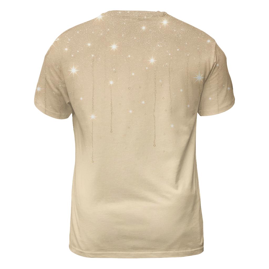Champagne Stardust Veil designer pattern shirts