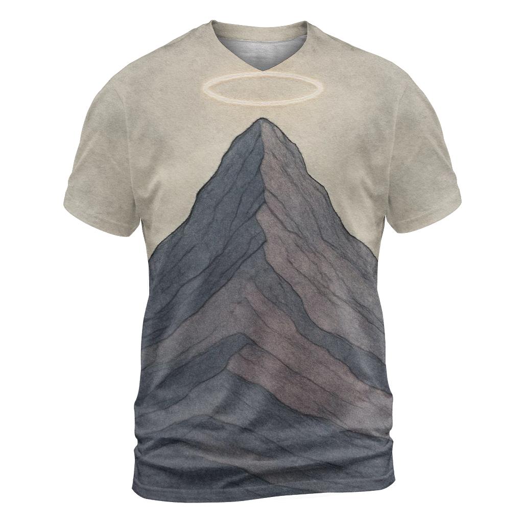 Mountain Of Still Echoes artistic all-over print tops