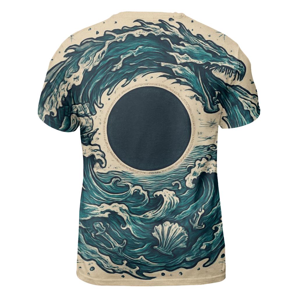 Tidal Eclipse Ouroboros designer pattern shirts