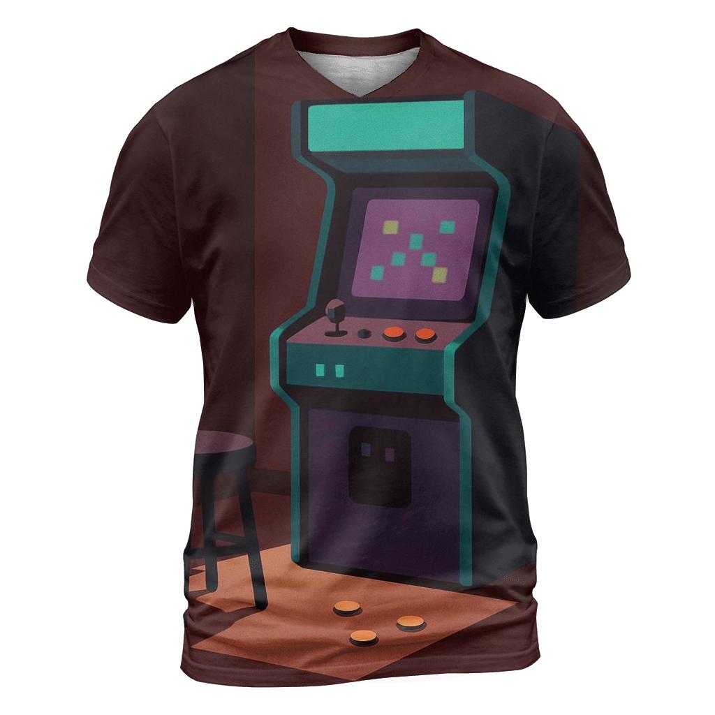 Retro Arcade Night custom all-over print shirts