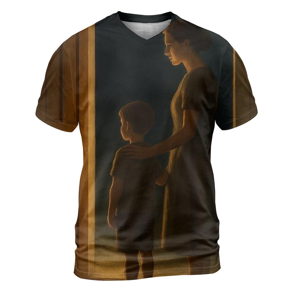 Light In The Doorway vibrant all-over design tees
