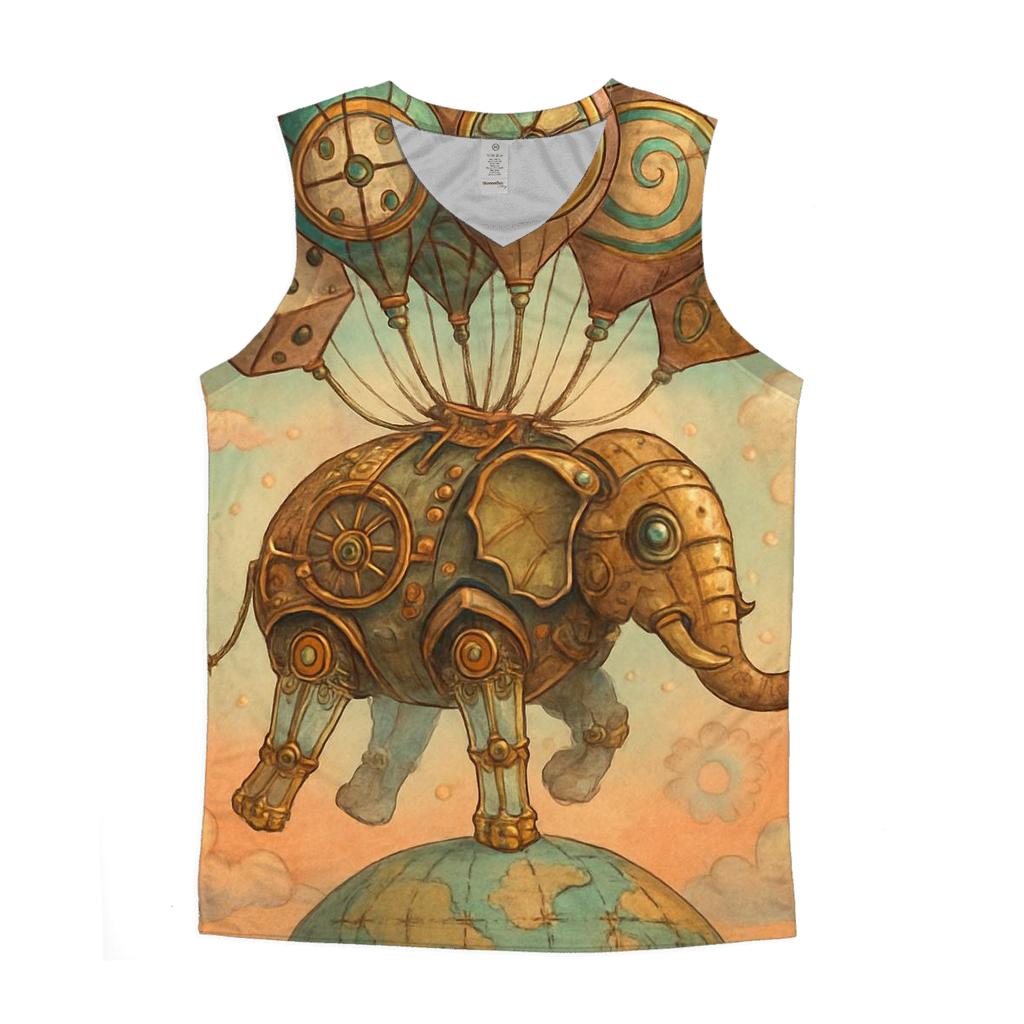 Clockwork Balloon Safari sports performance tank tops