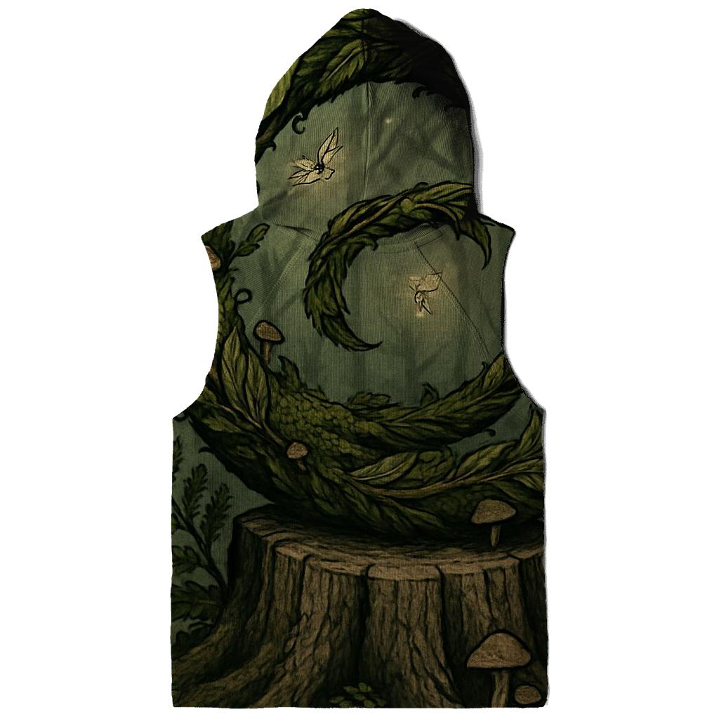 Forest Spirit Ouroboros printed hoodies