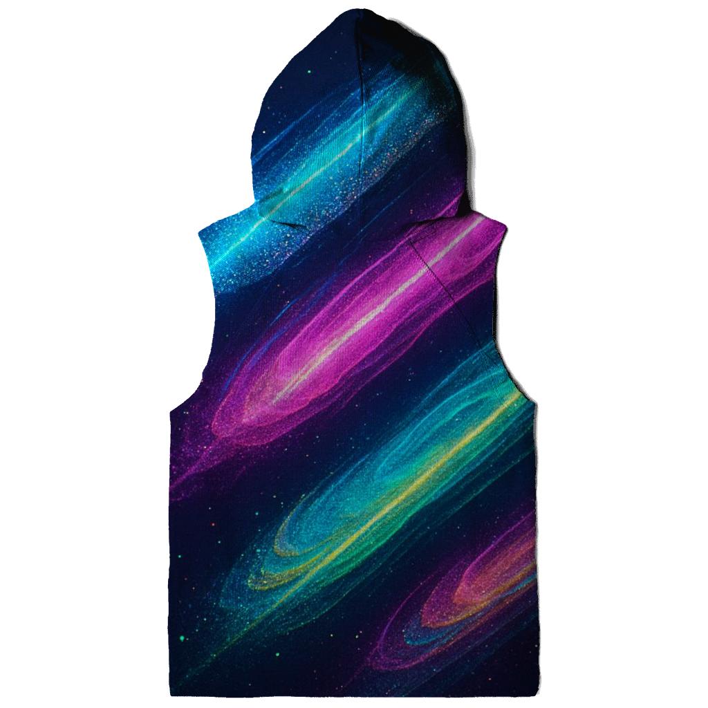 Neon Comet Cascade pullover hoodies