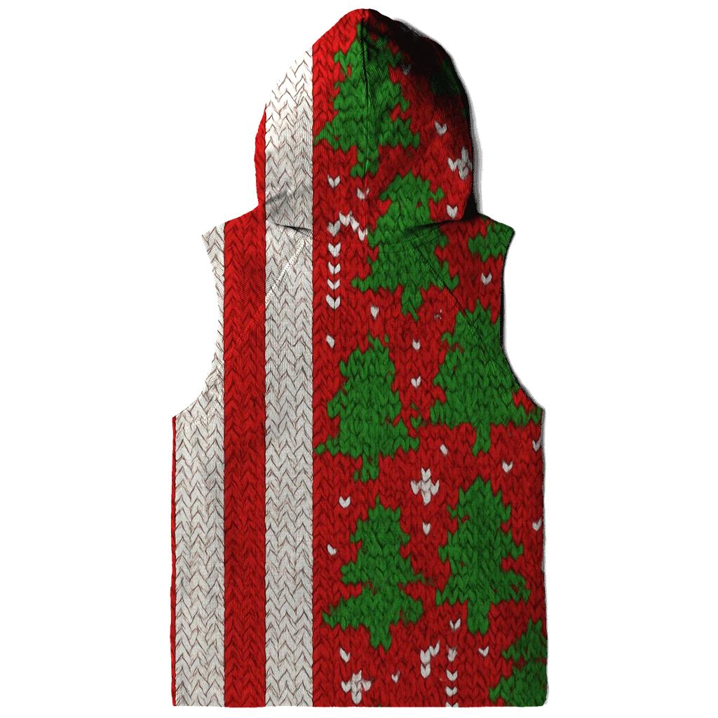 Peppermint Forest Pixel Stripes custom hoodies