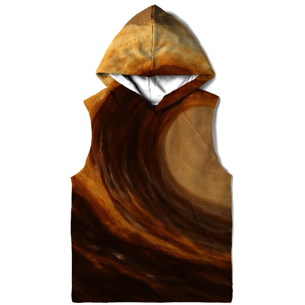 Crema Tide Wave printed hoodies