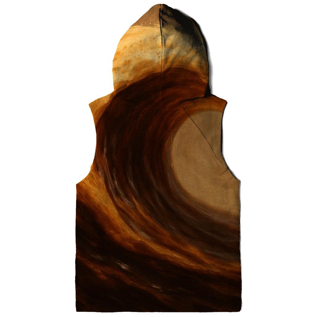 Crema Tide Wave printed hoodies