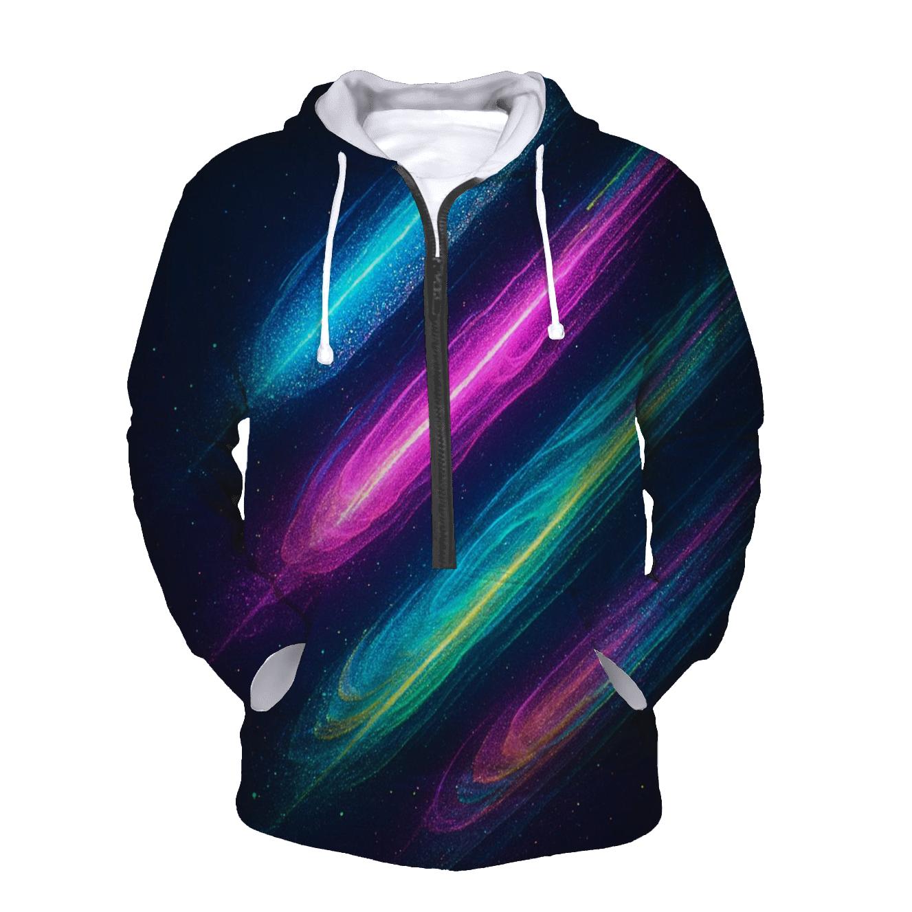 Neon Comet Cascade hoodie styles