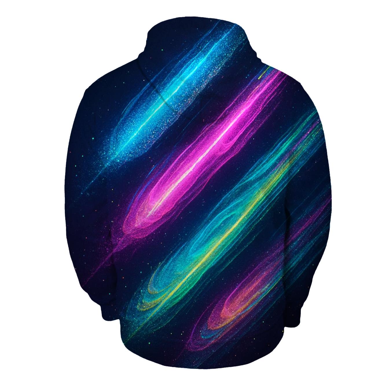 Neon Comet Cascade hoodie styles