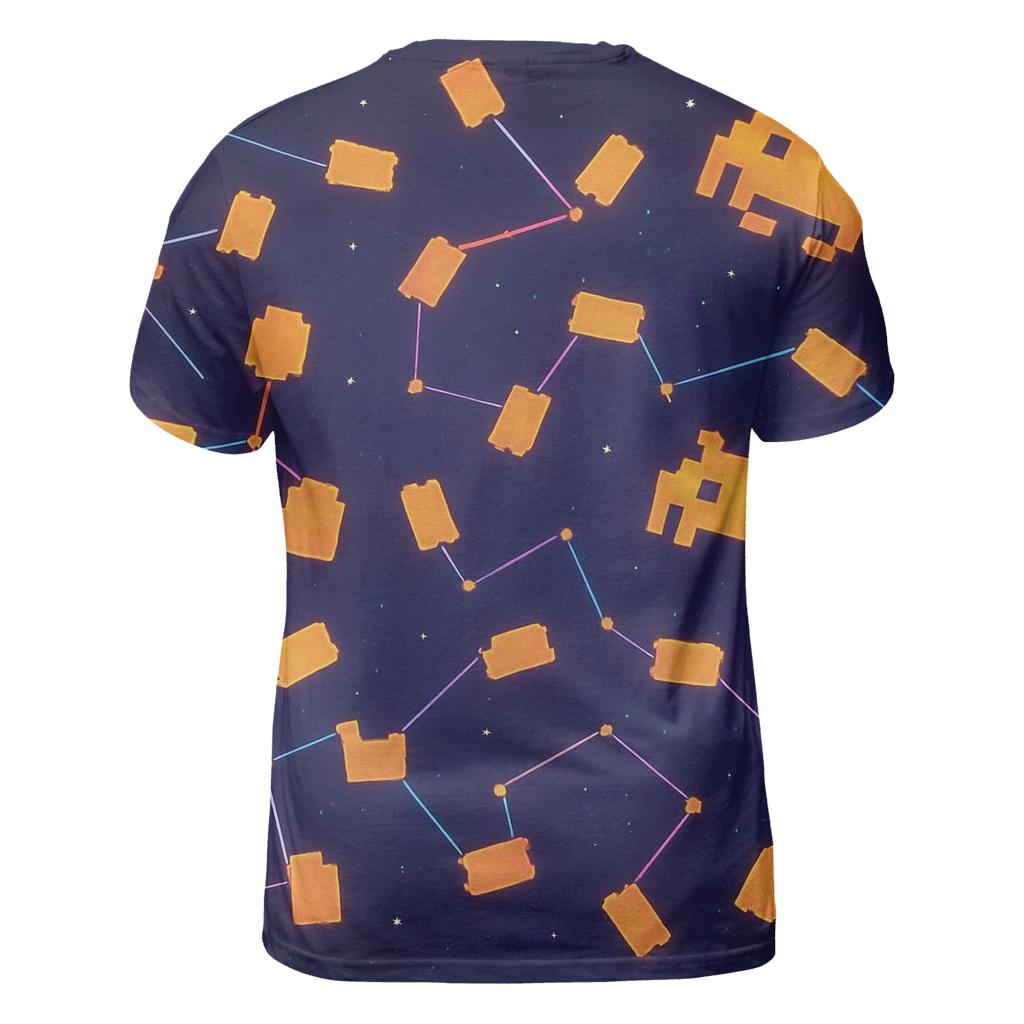 Arcade Ticket Constellations designer pattern shirts
