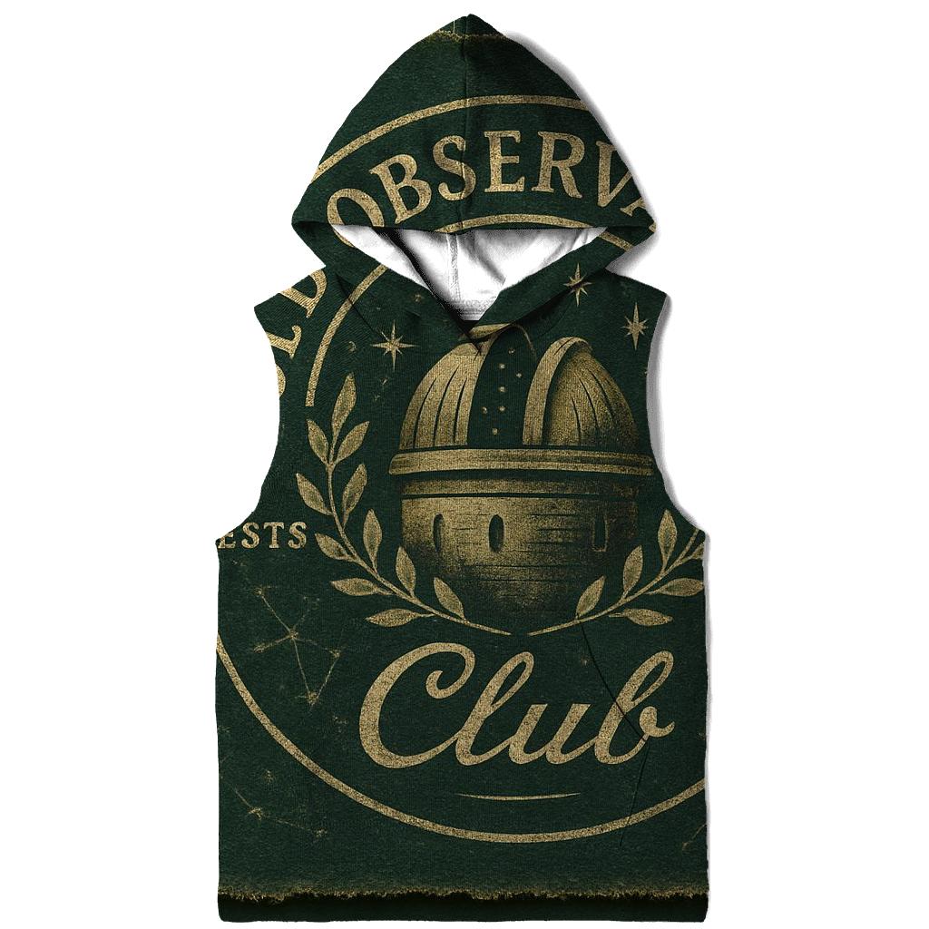Old Observatory Club Emblem embroidered hoodies