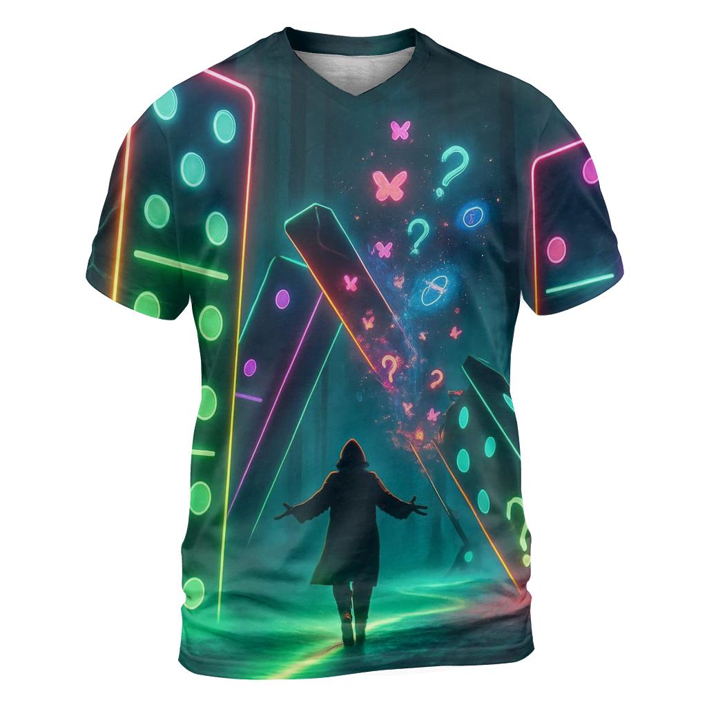 Neon Domino Forest trendy printed shirt styles