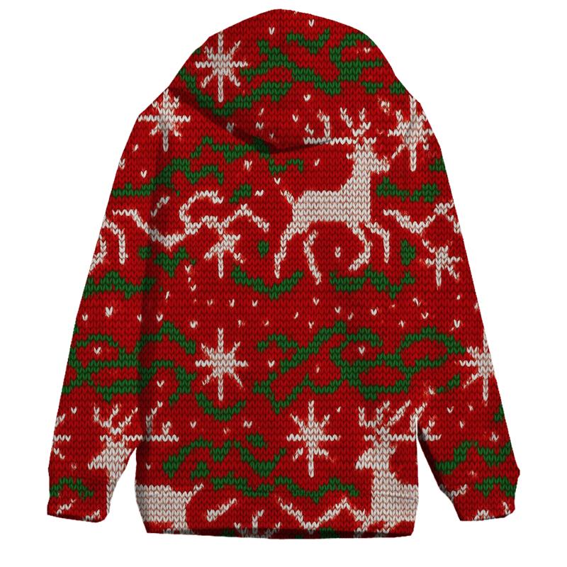Tangled Tinsel Reindeer Bands designer hoodies