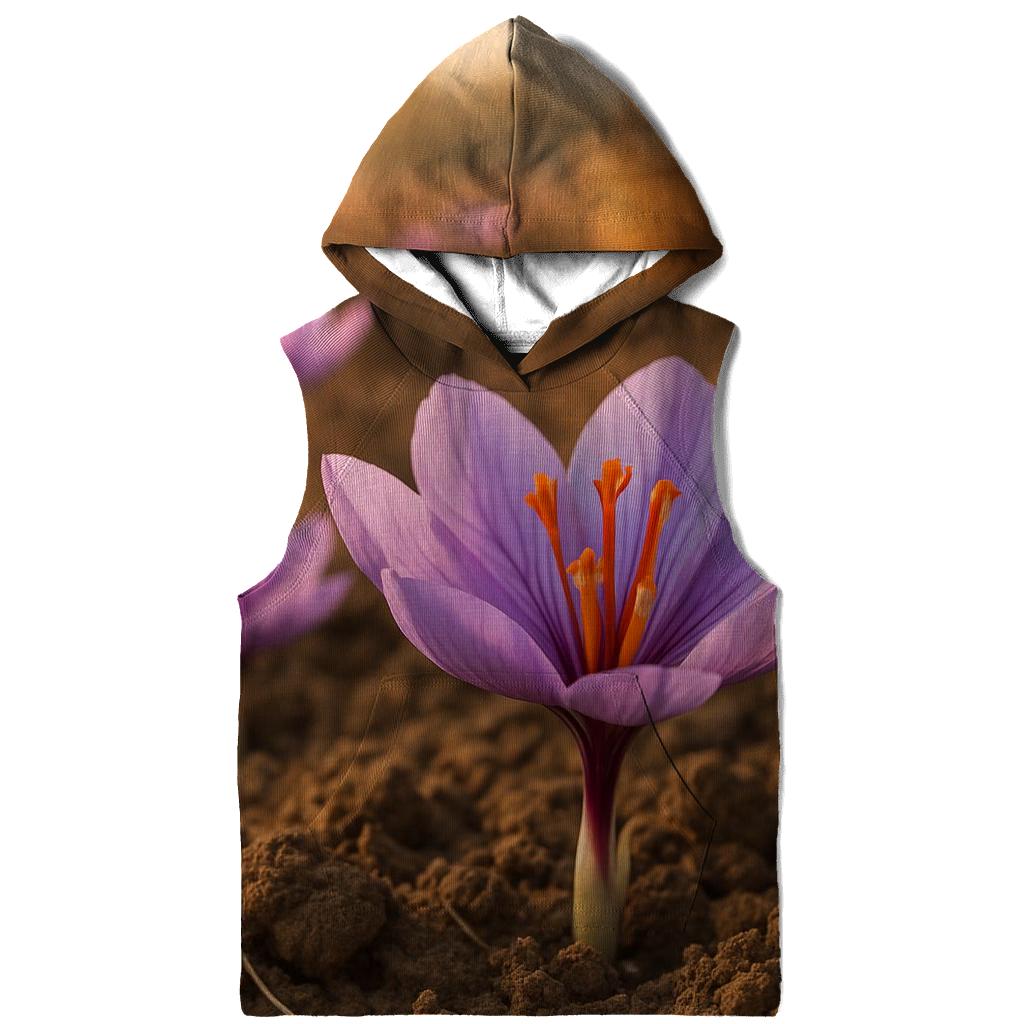 Saffron Crocus At Autumn Harvest custom hoodies