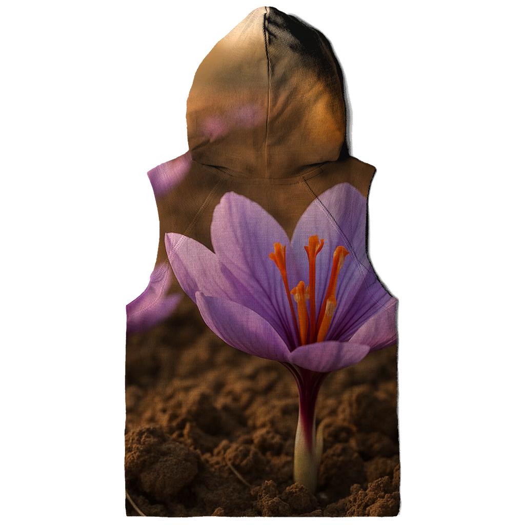 Saffron Crocus At Autumn Harvest custom hoodies