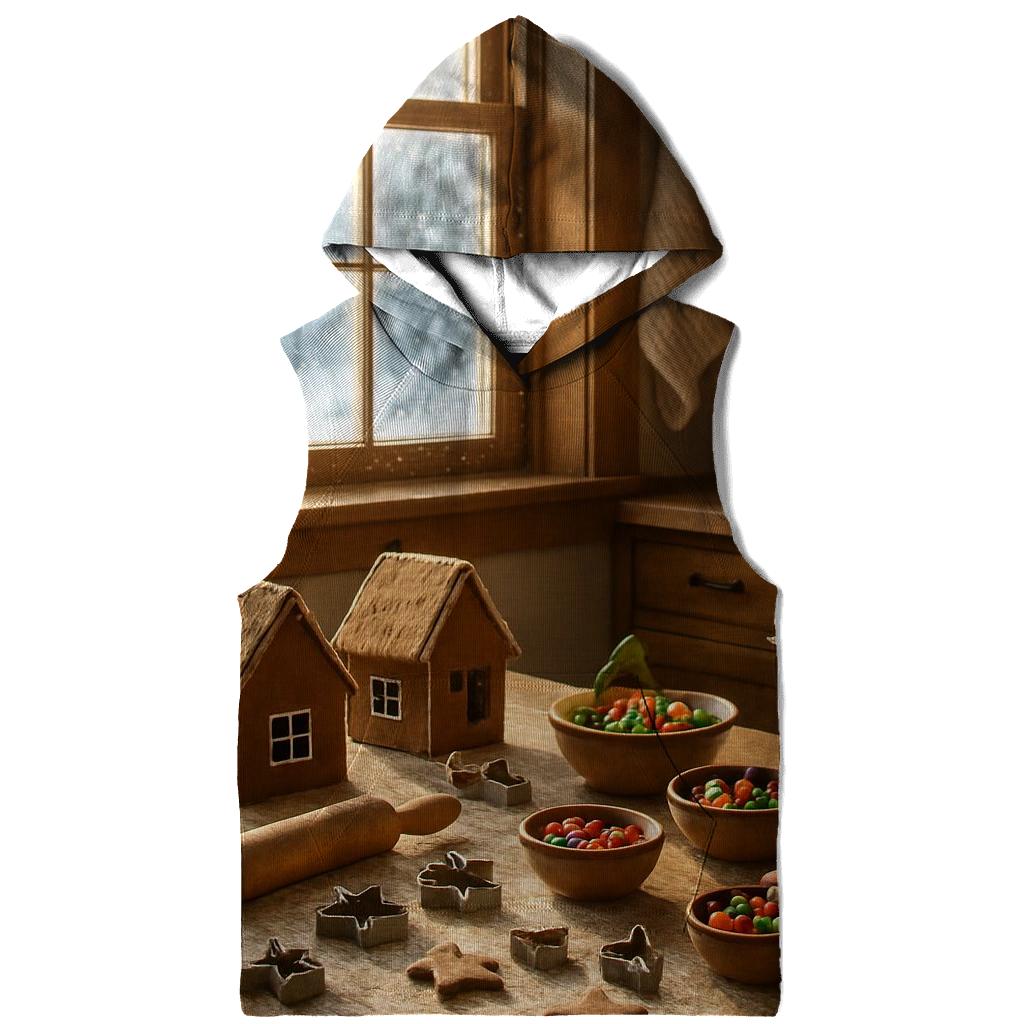 Gingerbread Kitchen Morning embroidered hoodies