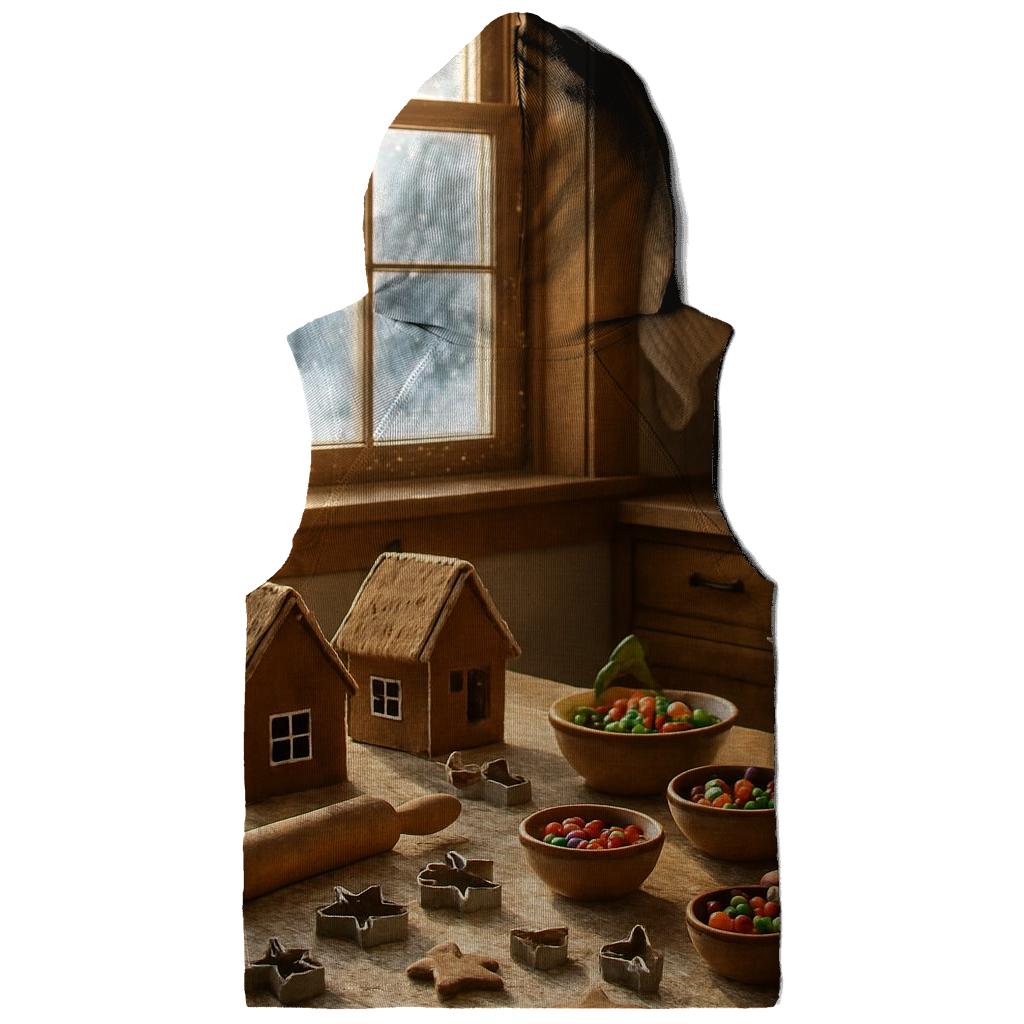 Gingerbread Kitchen Morning embroidered hoodies