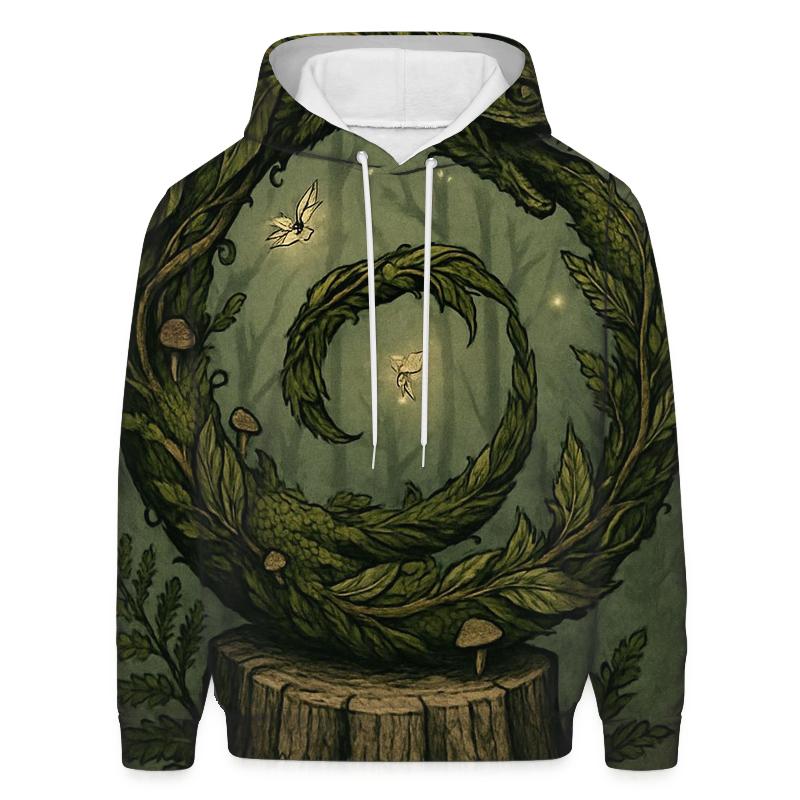 Forest Spirit Ouroboros hoodie trends