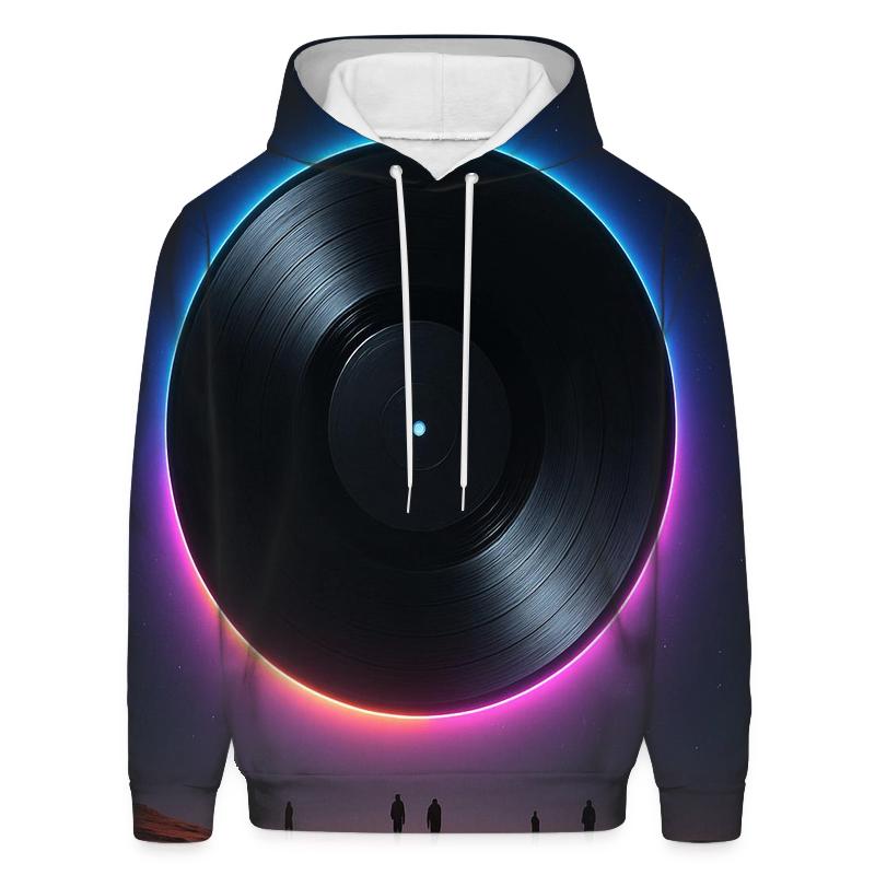 Holographic Turntable Eclipse designer hoodies