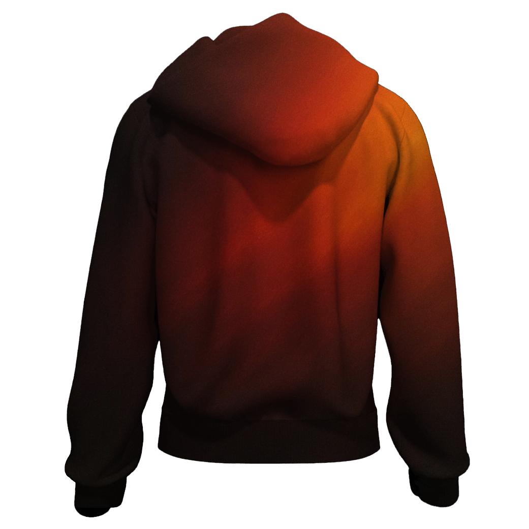 Celestial Ember Drift graphic hoodies
