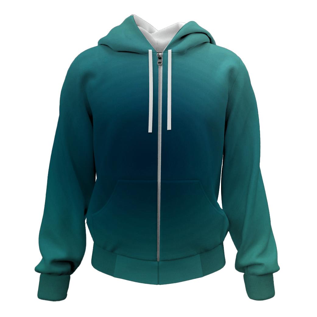 Moonlit Lagoon Gradient custom hoodies