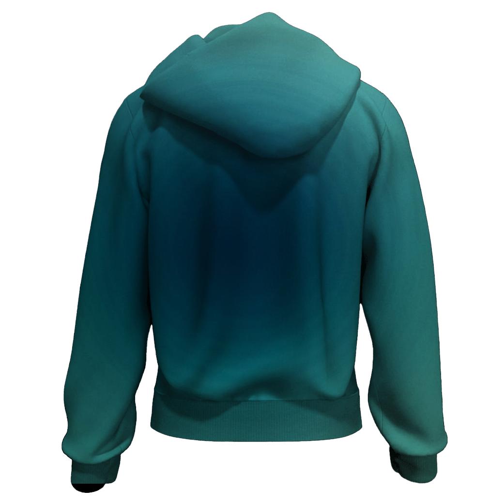 Moonlit Lagoon Gradient custom hoodies