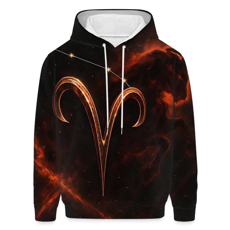 Galactic Aries Fire Trail Sigil custom hoodies