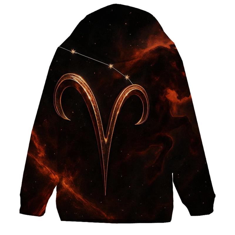 Galactic Aries Fire Trail Sigil custom hoodies