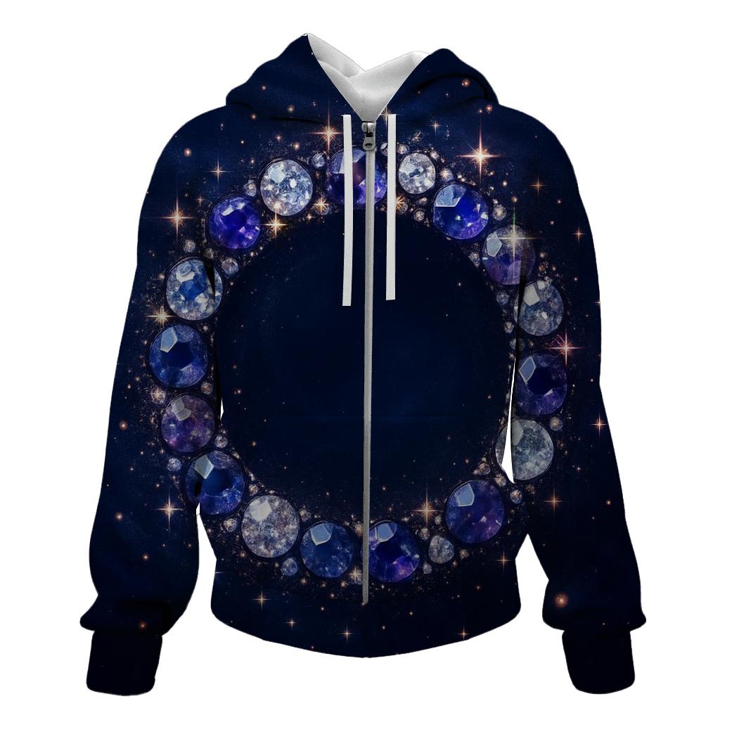 Celestial Gem Halo pullover hoodies