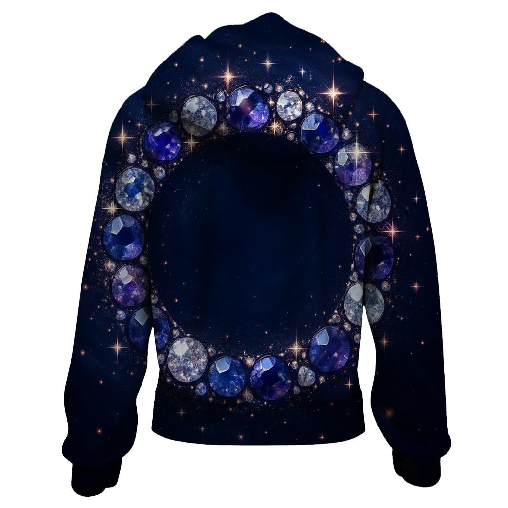 Celestial Gem Halo pullover hoodies