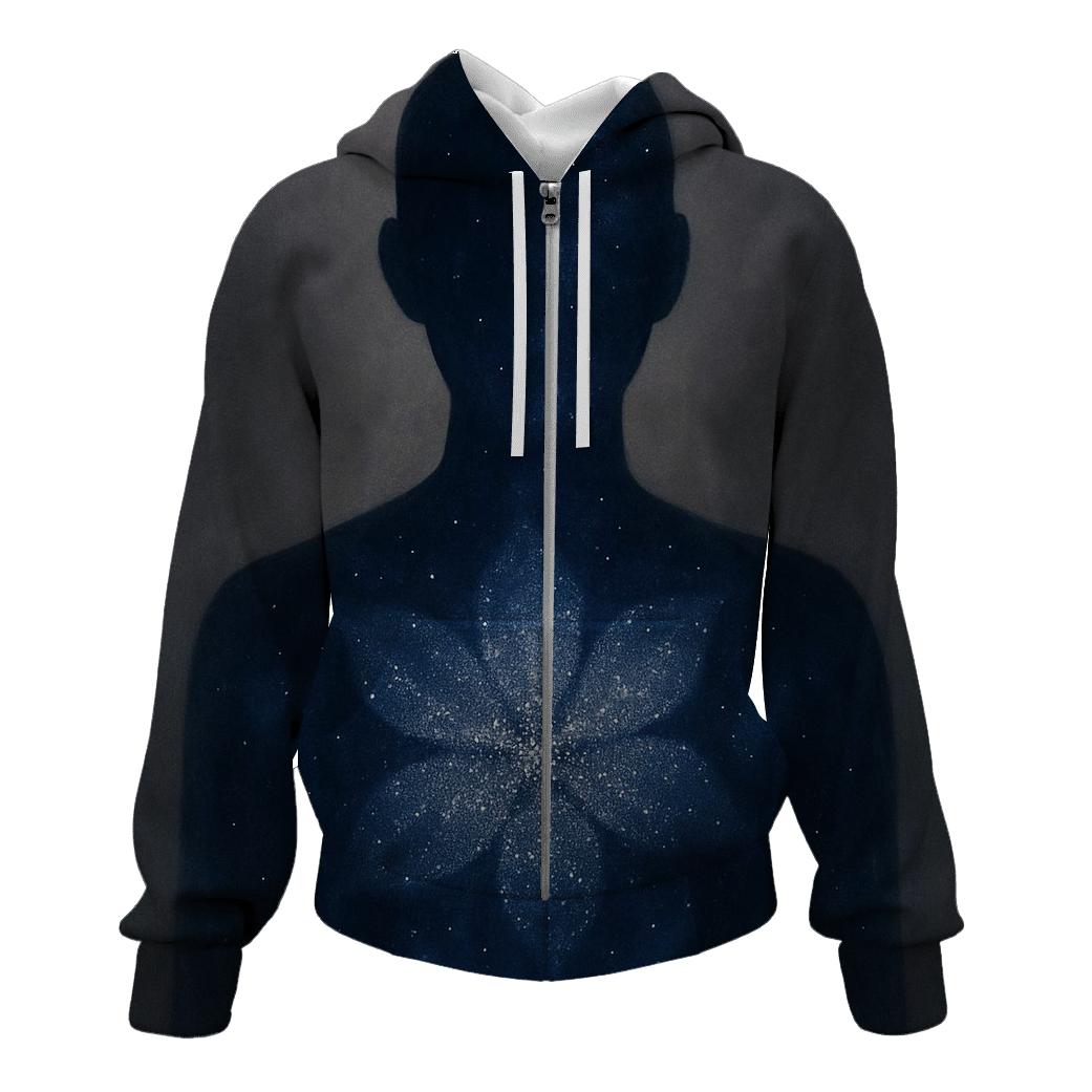 Inner Constellation Bloom premium hoodies