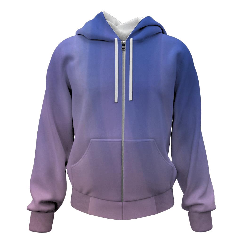 Blushing Aurora Veil heavyweight hoodies