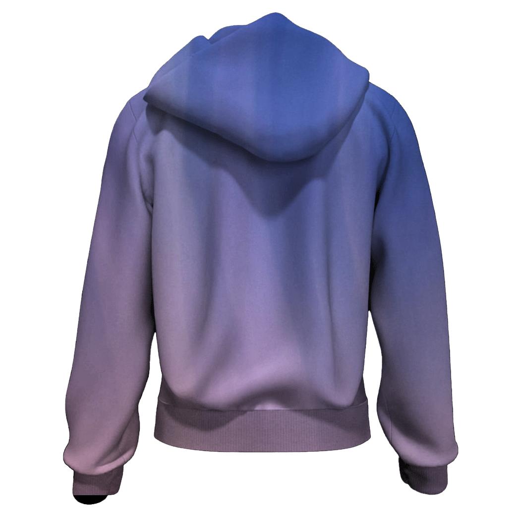 Blushing Aurora Veil heavyweight hoodies
