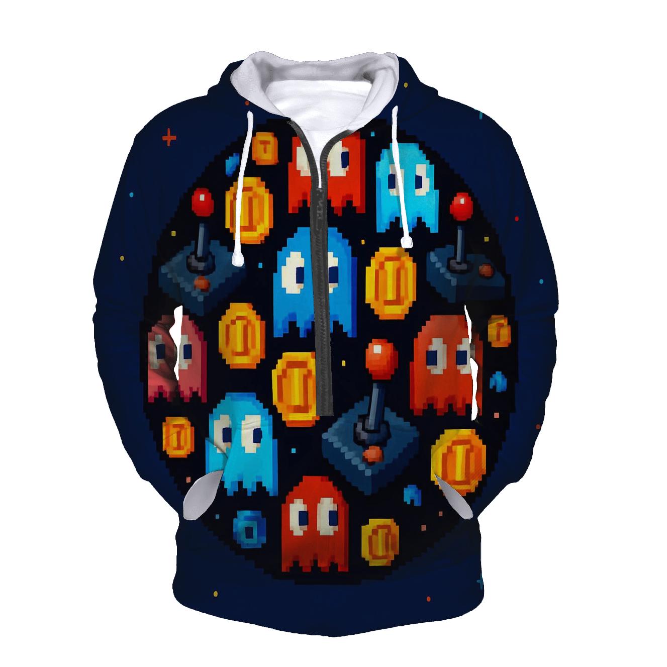 Pixel Arcade Planet custom hoodies