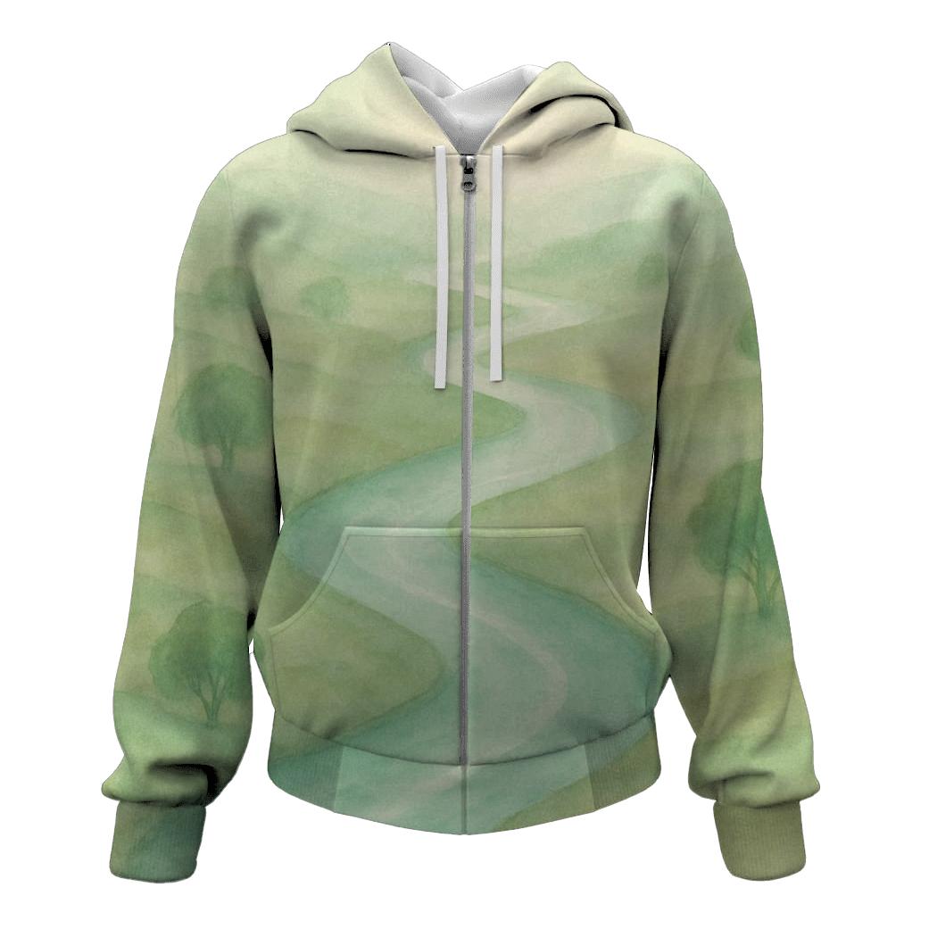 River Of Quiet Listening custom hoodies