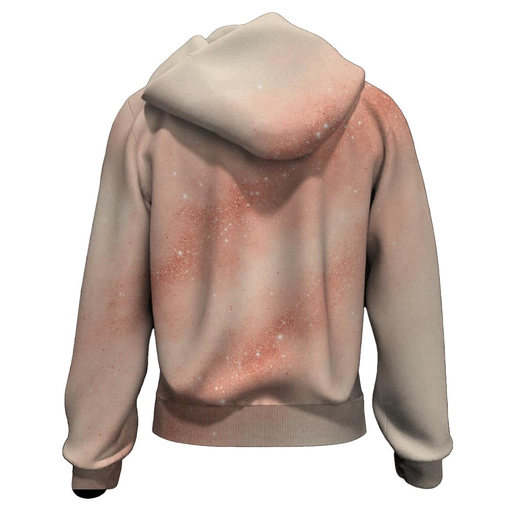 Rose Quartz Glitter Drift hoodie trends