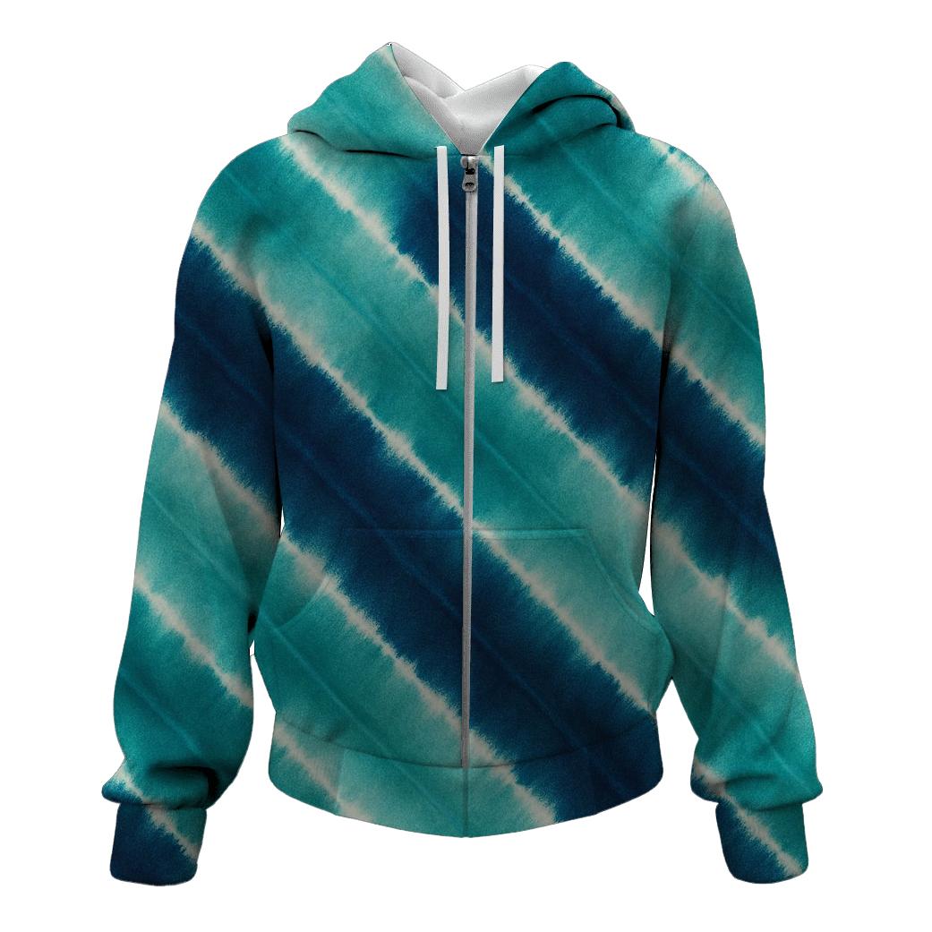 Lagoon Ridge Arashi Diagonals zip-up hoodies