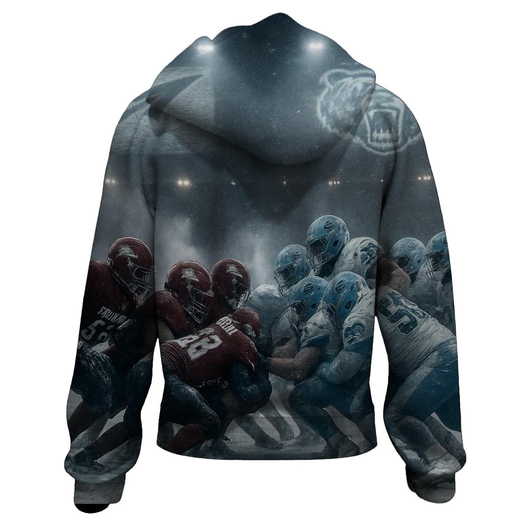Frozen Yard Line Standoff Braves Vs Cubs printed hoodies