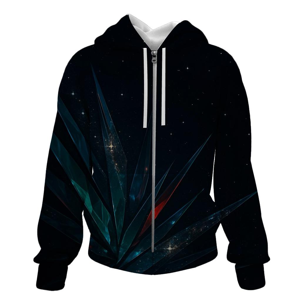 Midnight Mirage Prism embroidered hoodies