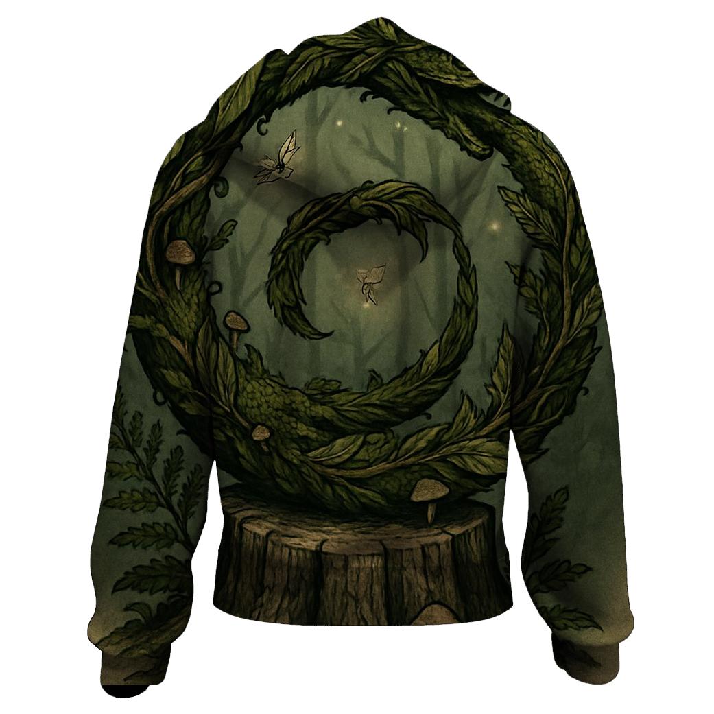 Forest Spirit Ouroboros hoodie designs